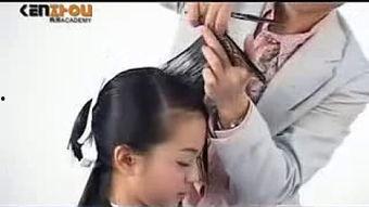 长碎发修剪视频,打造时尚发型新篇章