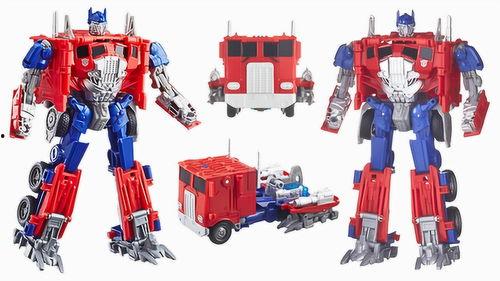 孩之宝擎天柱变形视频,震撼呈现变形金刚的华丽变身